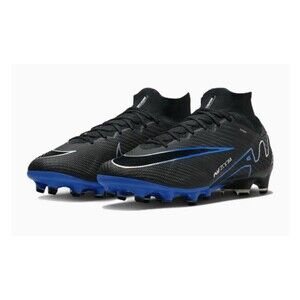Nike Zoom Superfly 9 Elite AG-Pro Black Chrome Hyper Royal DJ5165-040 Size 6.5